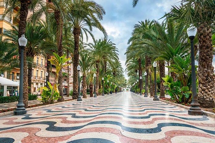 Céntrico y espacioso piso en barrio tranquilo Alicante Esterno foto